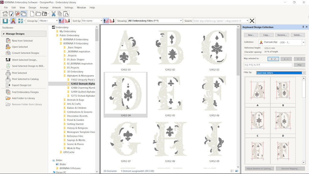 BERNINA Software de Bordado v.9 Designer Plus