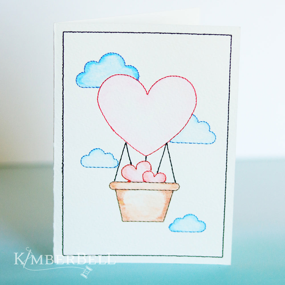 Kimberbell Tarjetas Bordadas-Watercolor Wishes (Archivos de Bordar)