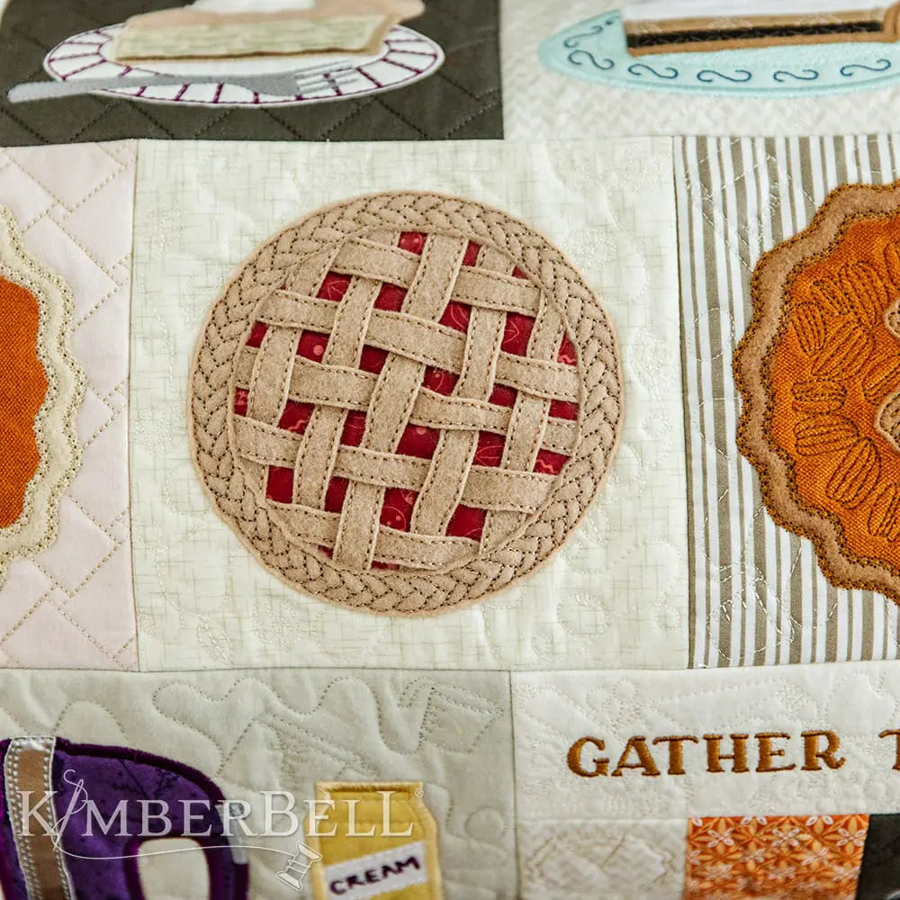 Kimberbell Sweet as Pie Bench Pillow-Embellishment Kit-Kit de adornos para el cojín