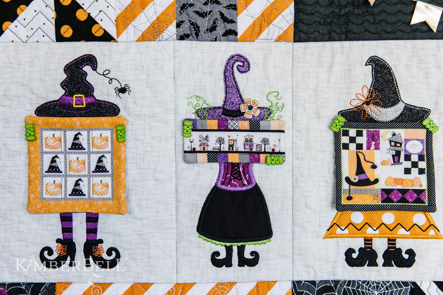 Kimberbell Candy Corn Quilt Shoppe-Quilt Fabric Kit (Kit de Telas)