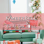 Kimberbell Candy Cane Lane Bench Pillow Embellishment Kit