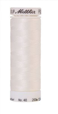 POLY SHEEN® 100% poliéster trilobal (200 metros) Color 0015 White
