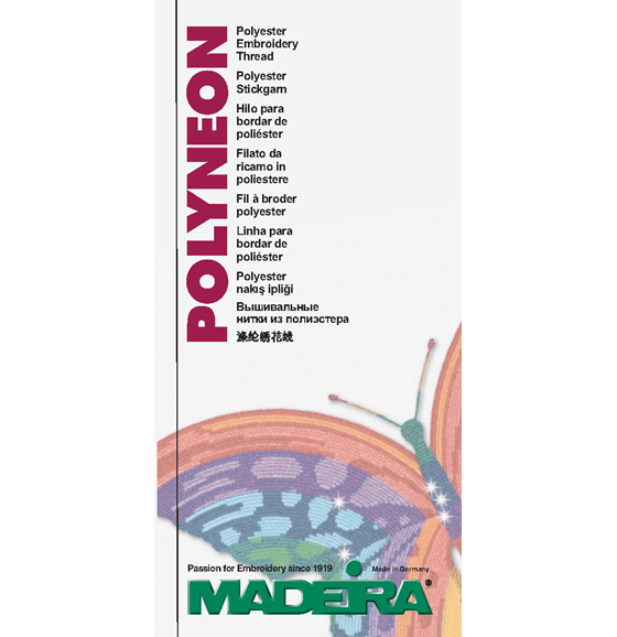 Carta de Colores de Hilos Reales MADEIRA Polyneon