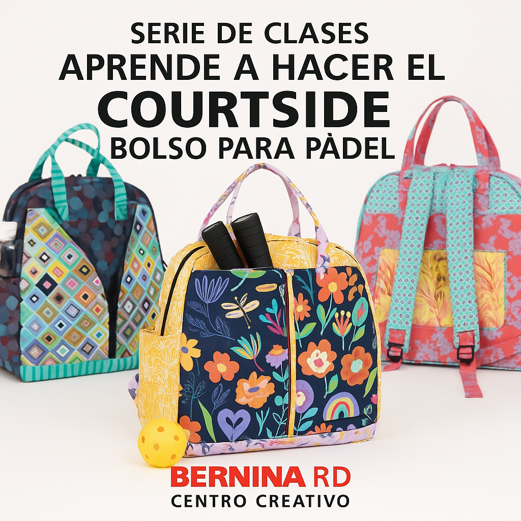 Taller-Aprende a hacer el Bolso para Pádel Courtside-Intensivo