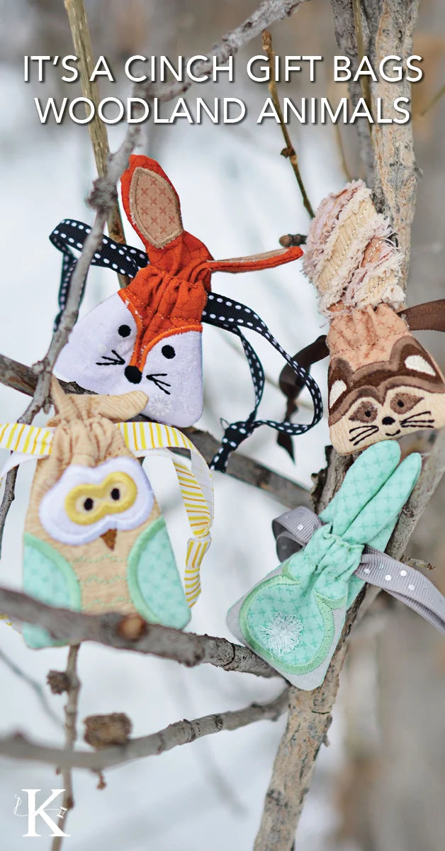 It's a Cinch Gift Bags: Woodland Animals (Archivos de Bordado)