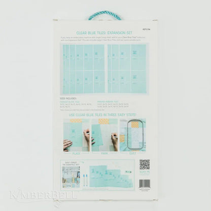 KimberBell Clear Blue Tiles-Expansion Set-Kit para acolchar en tu máquina de bordar
