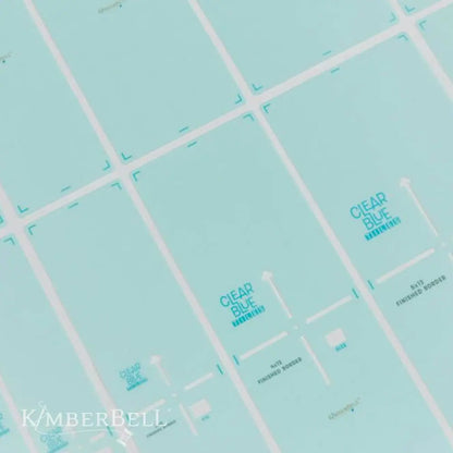 KimberBell Clear Blue Tiles-Expansion Set-Kit para acolchar en tu máquina de bordar