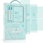 KimberBell Clear Blue Tiles-Expansion Set-Kit para acolchar en tu máquina de bordar