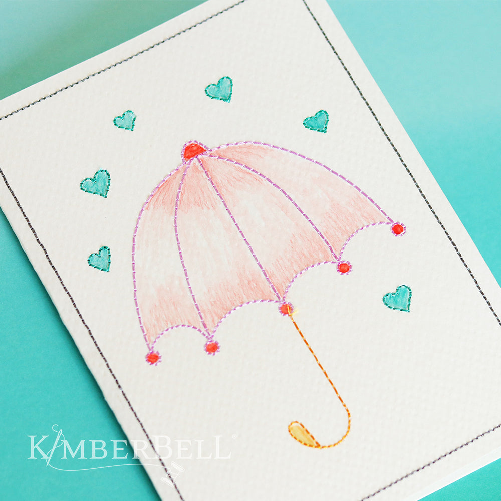 Kimberbell Tarjetas Bordadas-Watercolor Wishes (Archivos de Bordar)