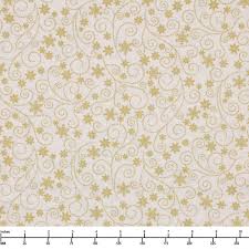 Tela Benartex (Winter Elegance) Swirling Frost Natural-Color 09, Style 0836M