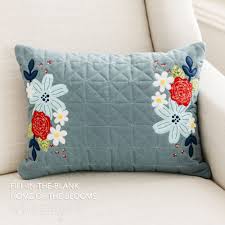 Kimberblanks-Quilted Pillow Blank-Mist Linenr-18x18" (Forro para cojín cuadrado)