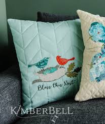 Kimberblanks-Quilted Pillow Blank-Mist Linenr-18x18" (Forro para cojín cuadrado)