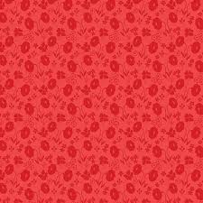 Tela Benartex (Sew Excited) Floral Fun Red-Color 10, Style 07831