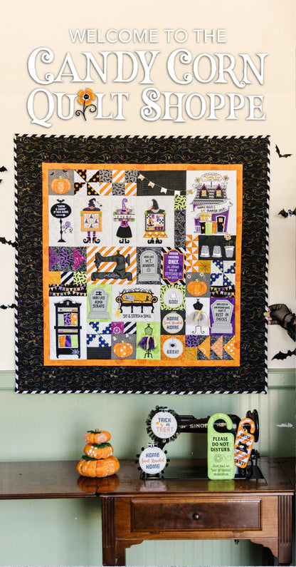 Kimberbell Candy Corn Quilt Shoppe-Quilt Fabric Kit (Kit de Telas)