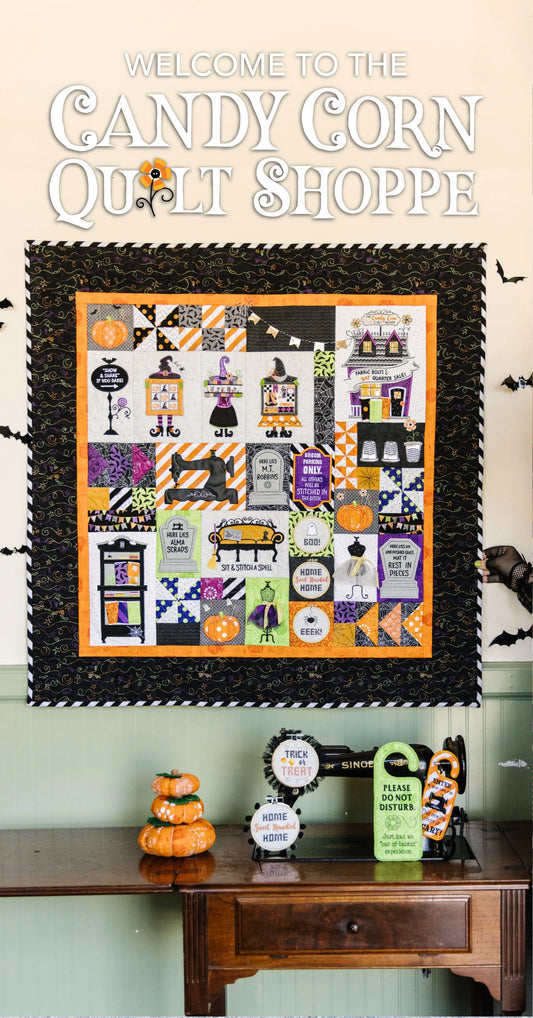 Kimberbell Candy Corn Quilt Shoppe-Quilt Fabric Kit (Kit de Telas)